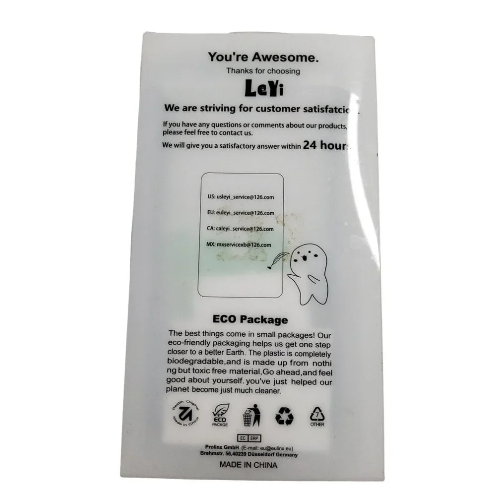new leyi apple I-phone 6/6s/7/8 military grade drop tested blue cellphone case.